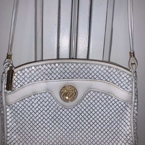 1960s Whiting and Davis white sequin beaded purse - Picture 7 of 11